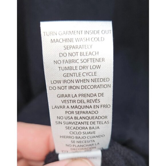 Wildfox Harlequin Heart Fifi Sweatshirt Black Womens Sz XS Oversized Sequins NEW - Picture 11 of 13